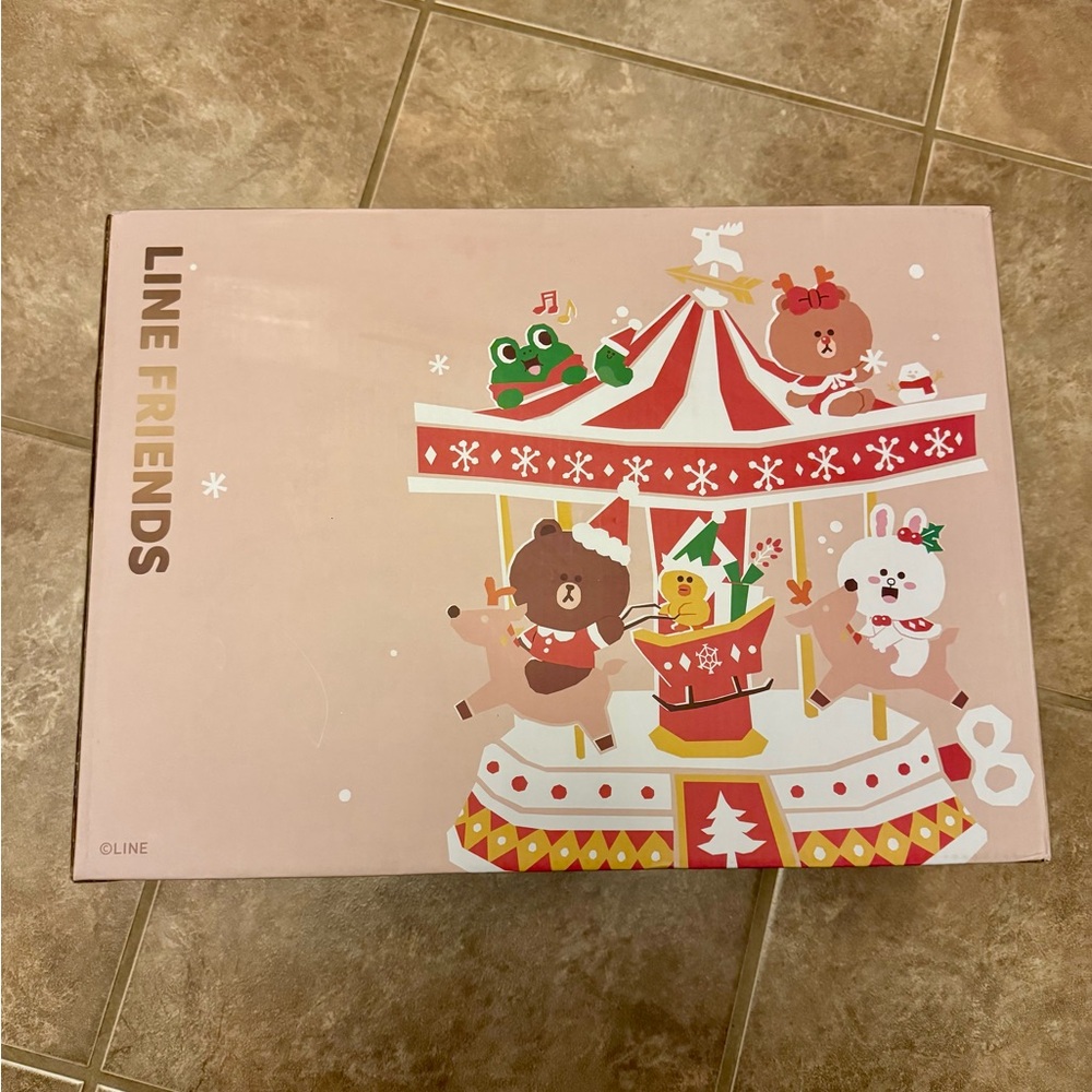 LINE Friends x Manchaojia Christmas Gift Box Tableware Household 2024